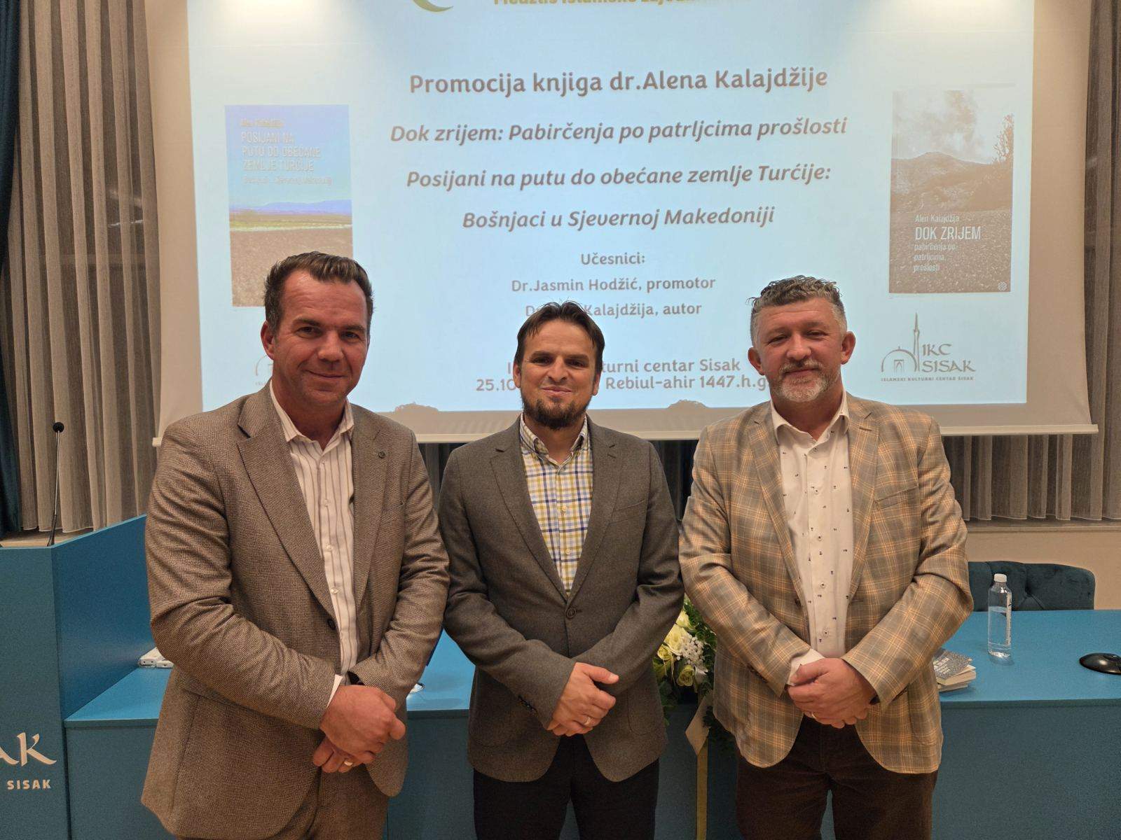 sa gostima.jpg - Književno veče u IK Sisak: Promocija knjiga dr. Alena Kalajdžije